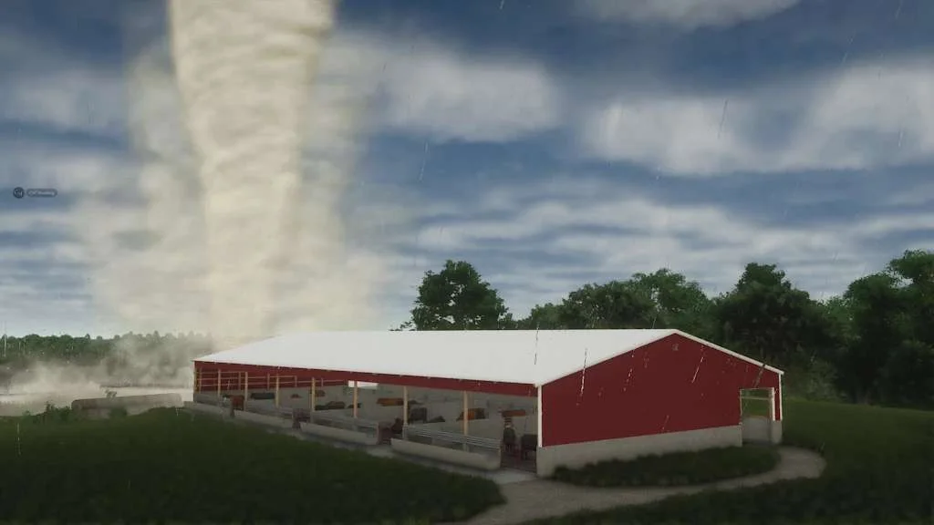 FS25 Beef Slat Barn v1.0 Objects Mod FS25 Mod Free Download