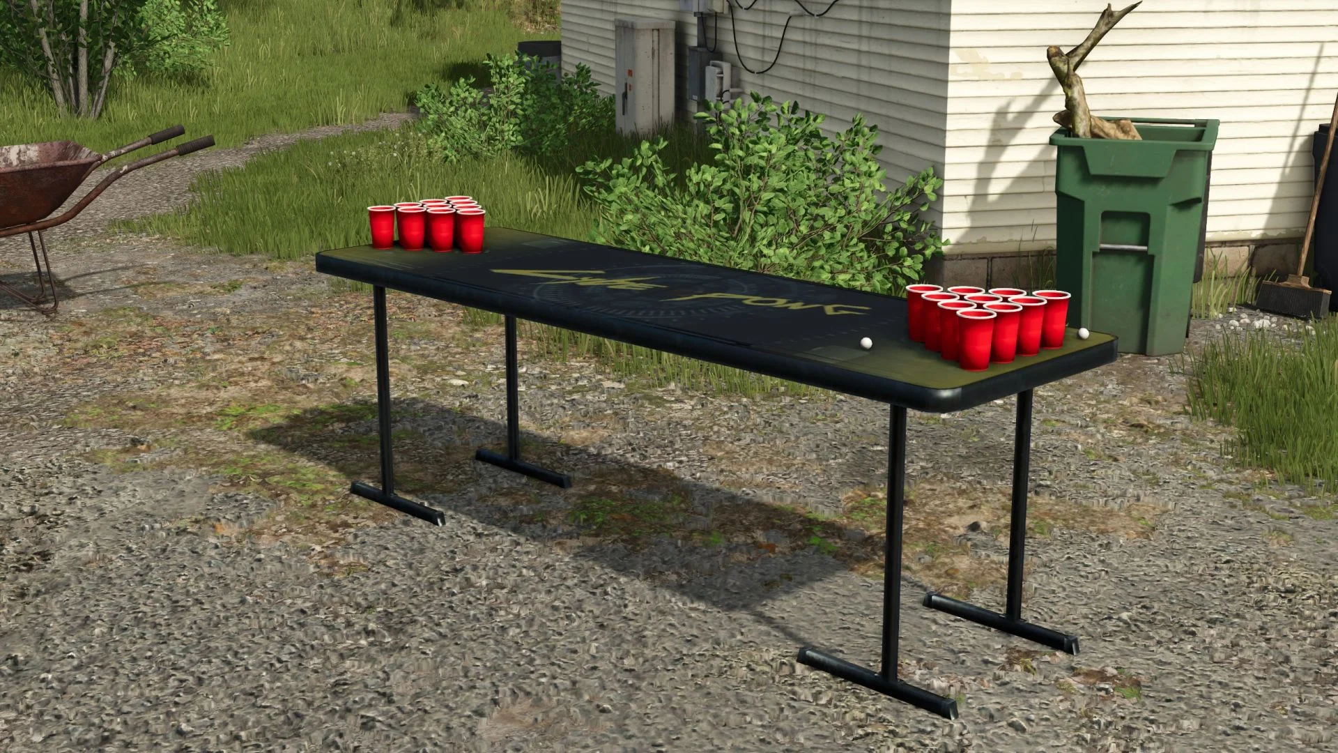 FS25 Beer pong table V1.0 Objects Mod FS25 Mod Free Download