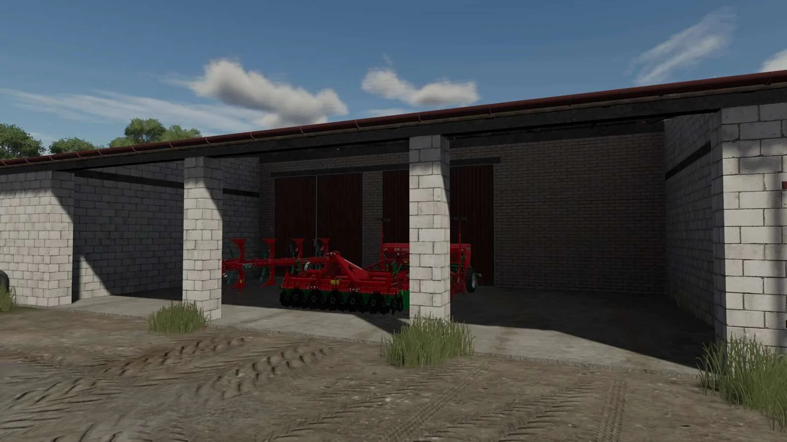 FS25 Big Barn With Cows v1.0 Objects Mod FS25 Mod Free Download