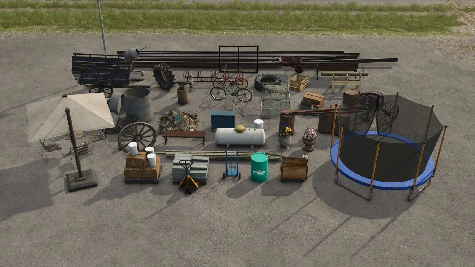 FS25 Big Decoration Package v1.0 Objects Mod FS25 Mod Free Download