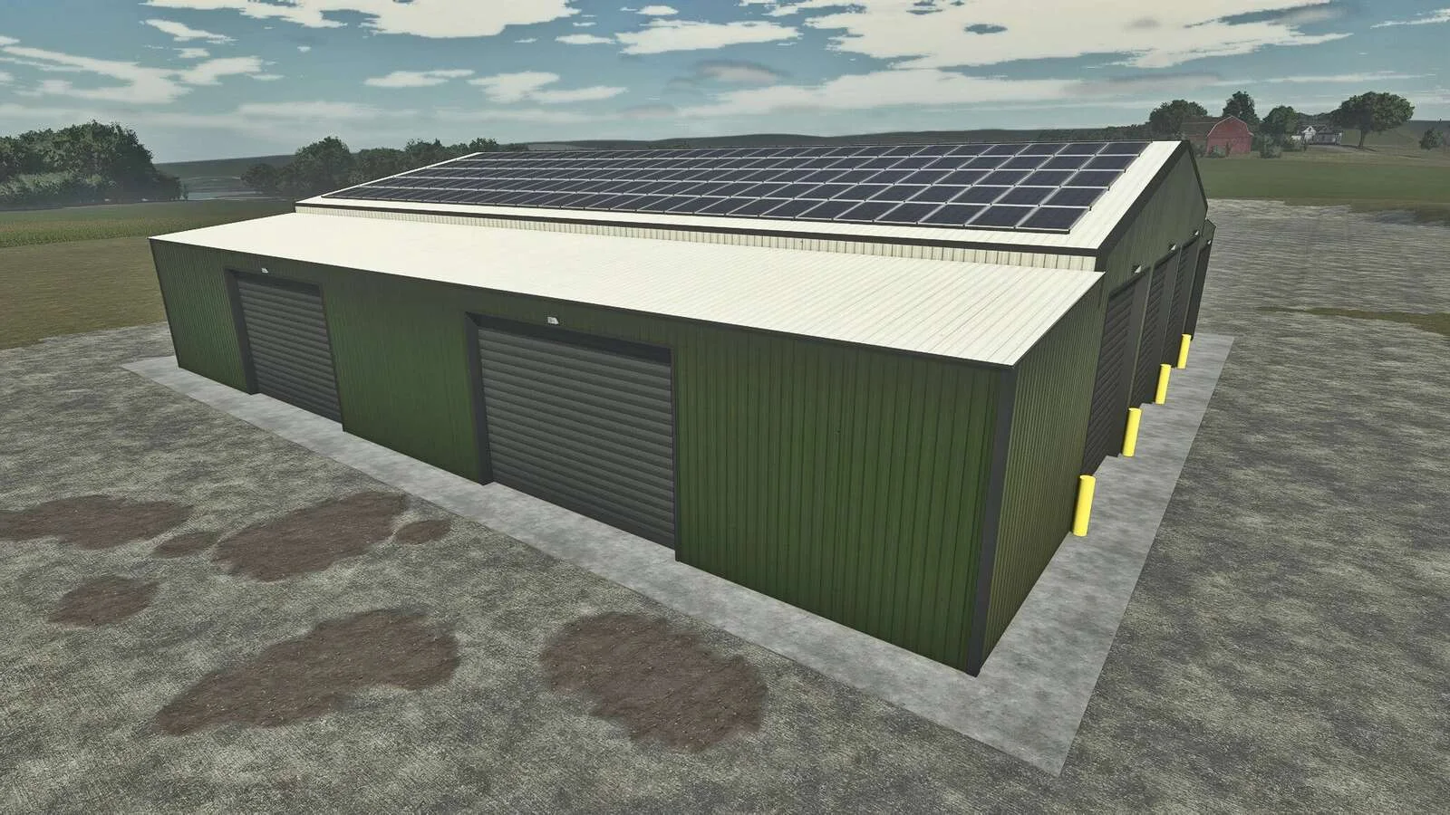 FS25 Big Drive Thru Garage v1.0 Objects Mod FS25 Mod Free Download