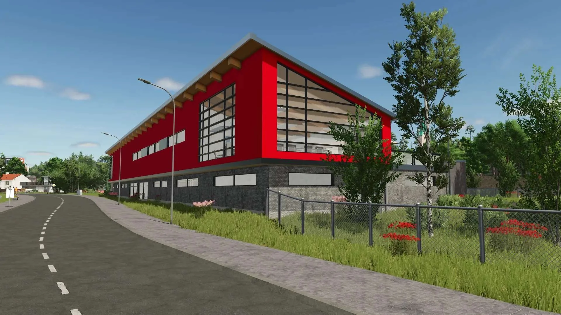 FS25 Big Firestation v1.0 Objects Mod FS25 Mod Free Download