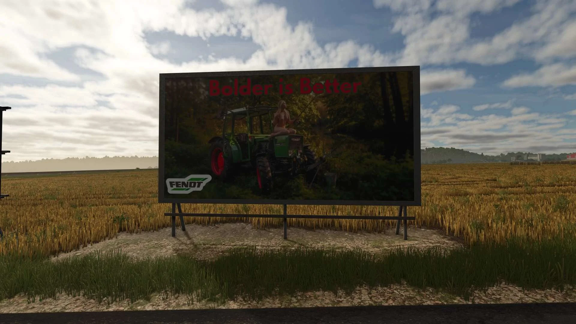 FS25 Billboard Fendt v1.0 Objects Mod FS25 Mod Free Download