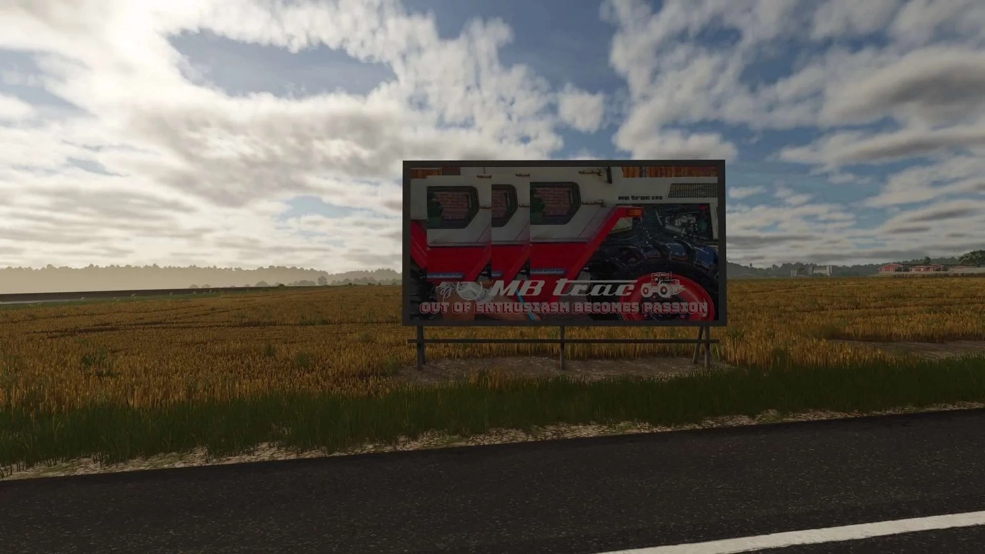 FS25 Billboard MB Trac v1.0 Objects Mod FS25 Mod Free Download