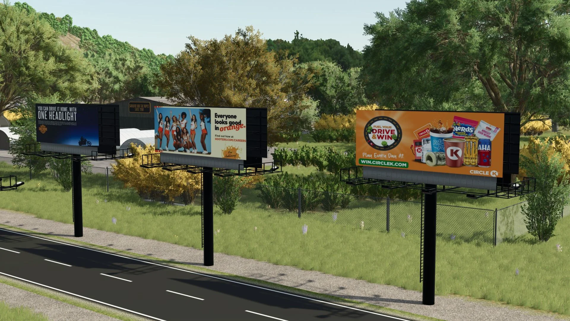 FS25 Billboard Pack Large V1.0 Objects Mod FS25 Mod Free Download