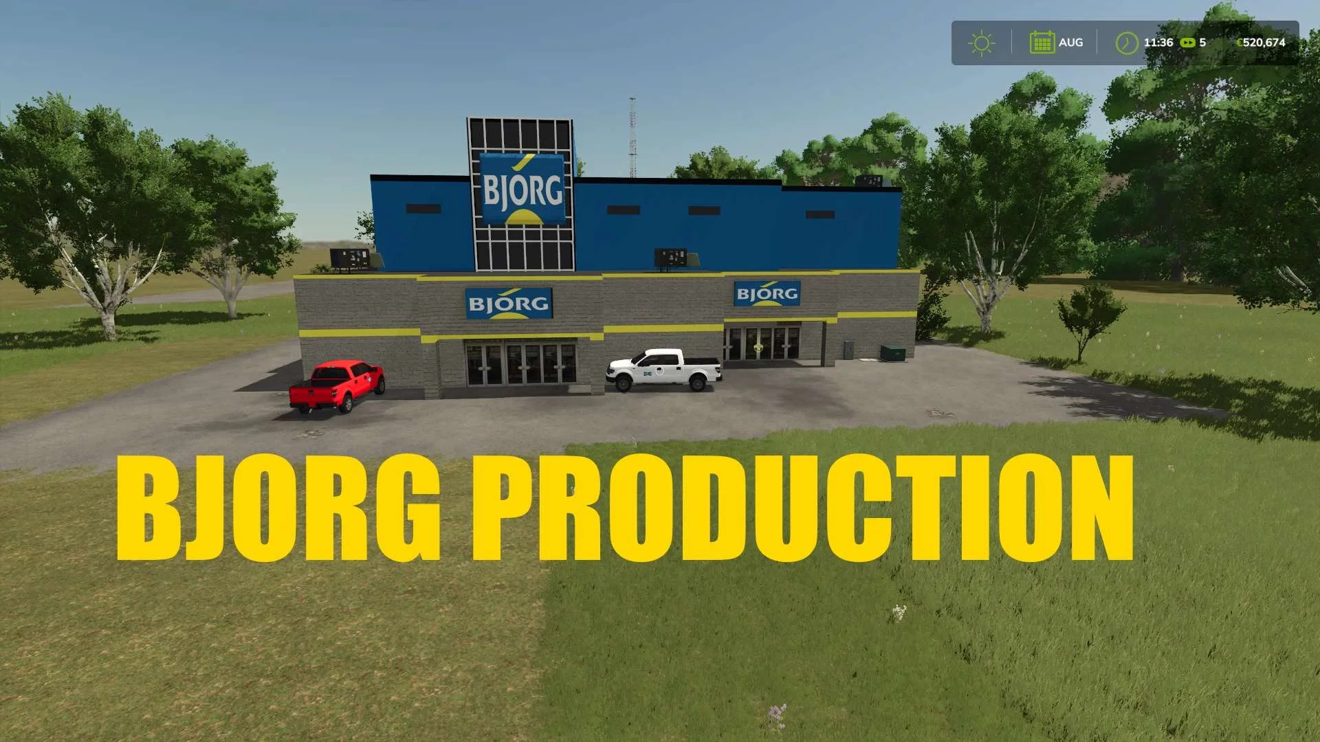 FS25 BJORG PRODUCTION v1.0 Objects Mod FS25 Mod Free Download