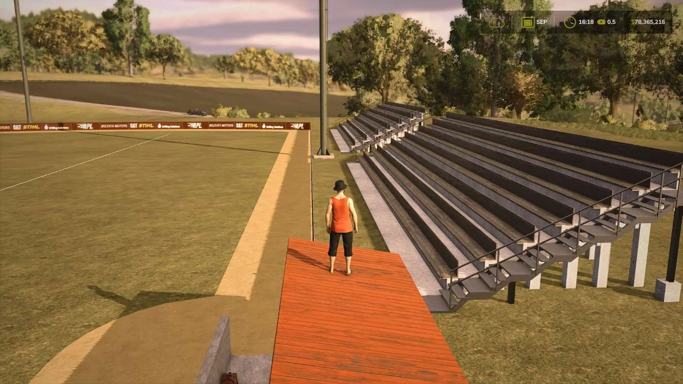 FS25 Bleachers Pack v1.0 Objects Mod FS25 Mod Free Download