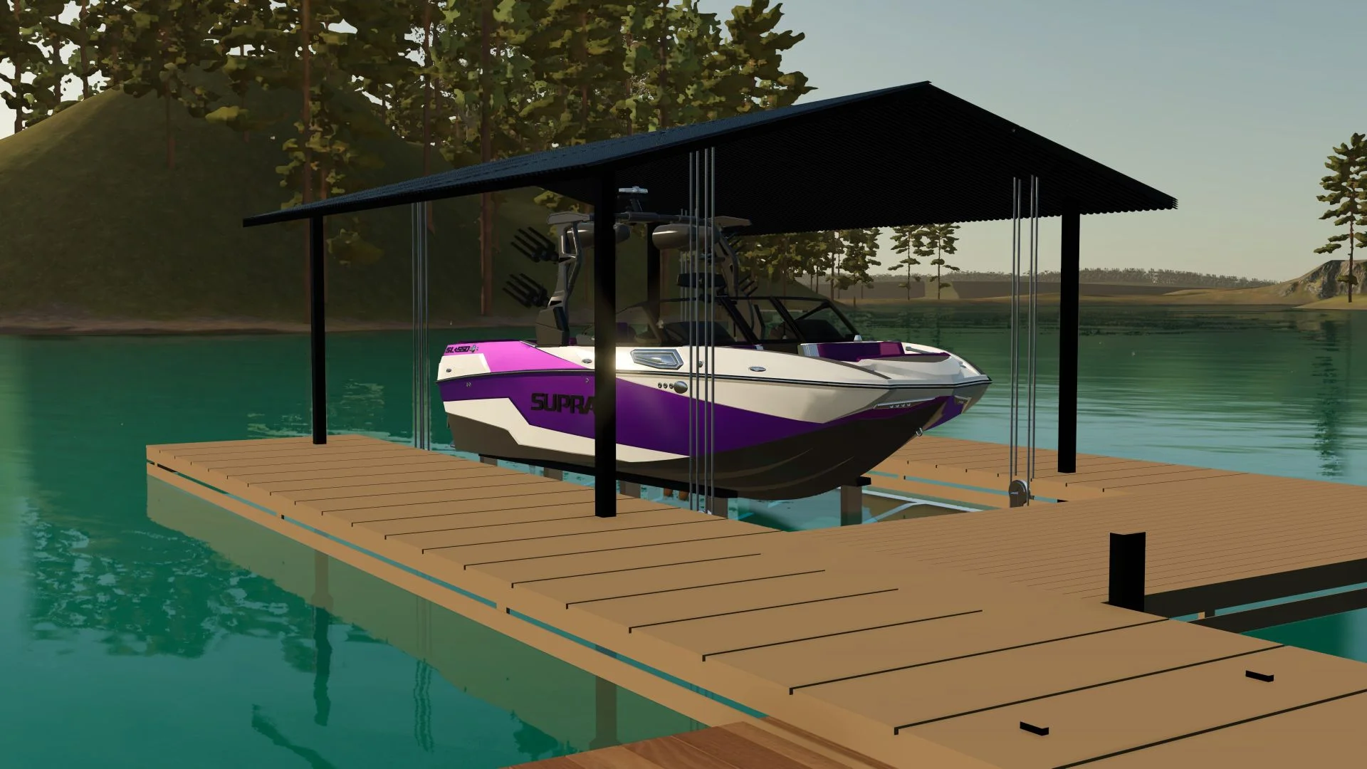 FS25 Boat dock V1.0 Objects Mod FS25 Mod Free Download
