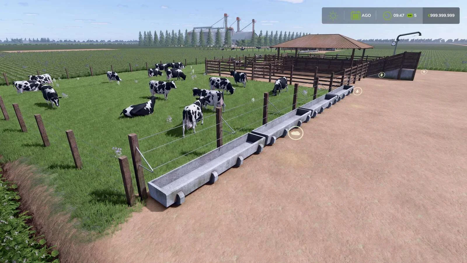 FS25 Brazilian Cow Barn v1.0 Objects Mod FS25 Mod Free Download