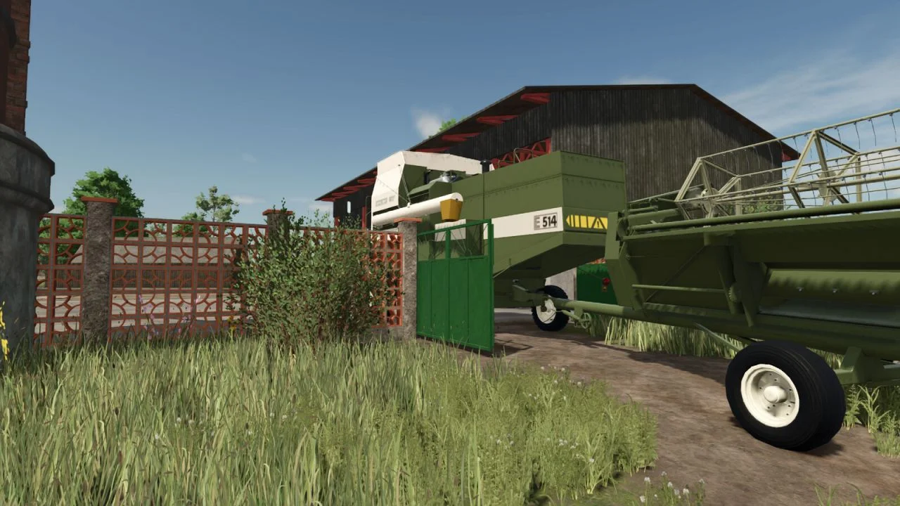 FS25 Brick Fence And Metal Gate V1.0 Objects Mod FS25 Mod Free Download