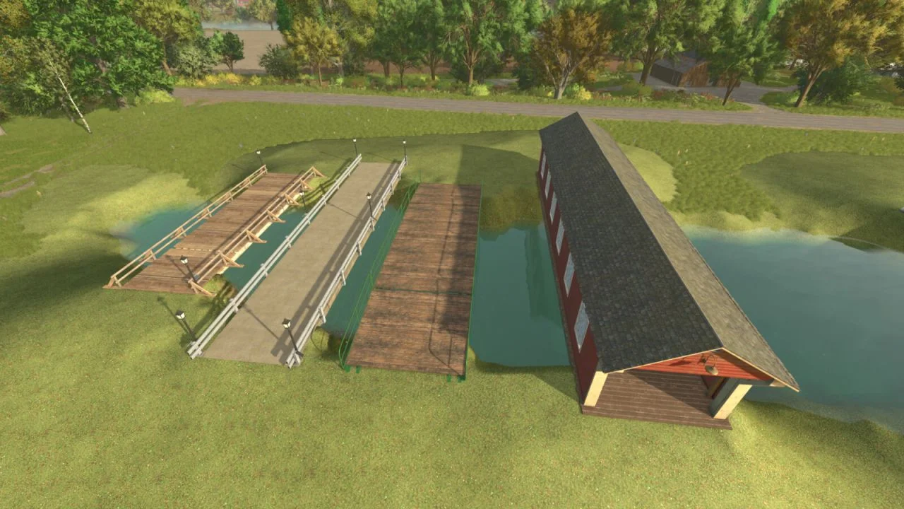 FS25 Bridge Pack V1.0 Objects Mod FS25 Mod Free Download