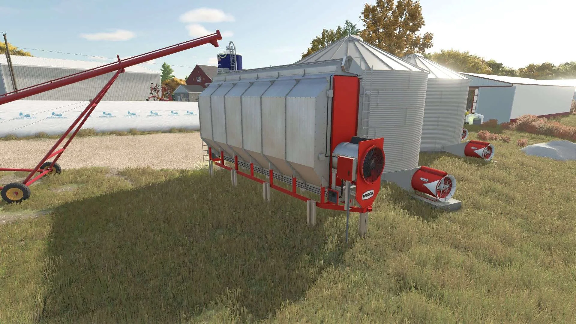 FS25 Brock Corn Dryer Production v1.0 Objects Mod FS25 Mod Free Download