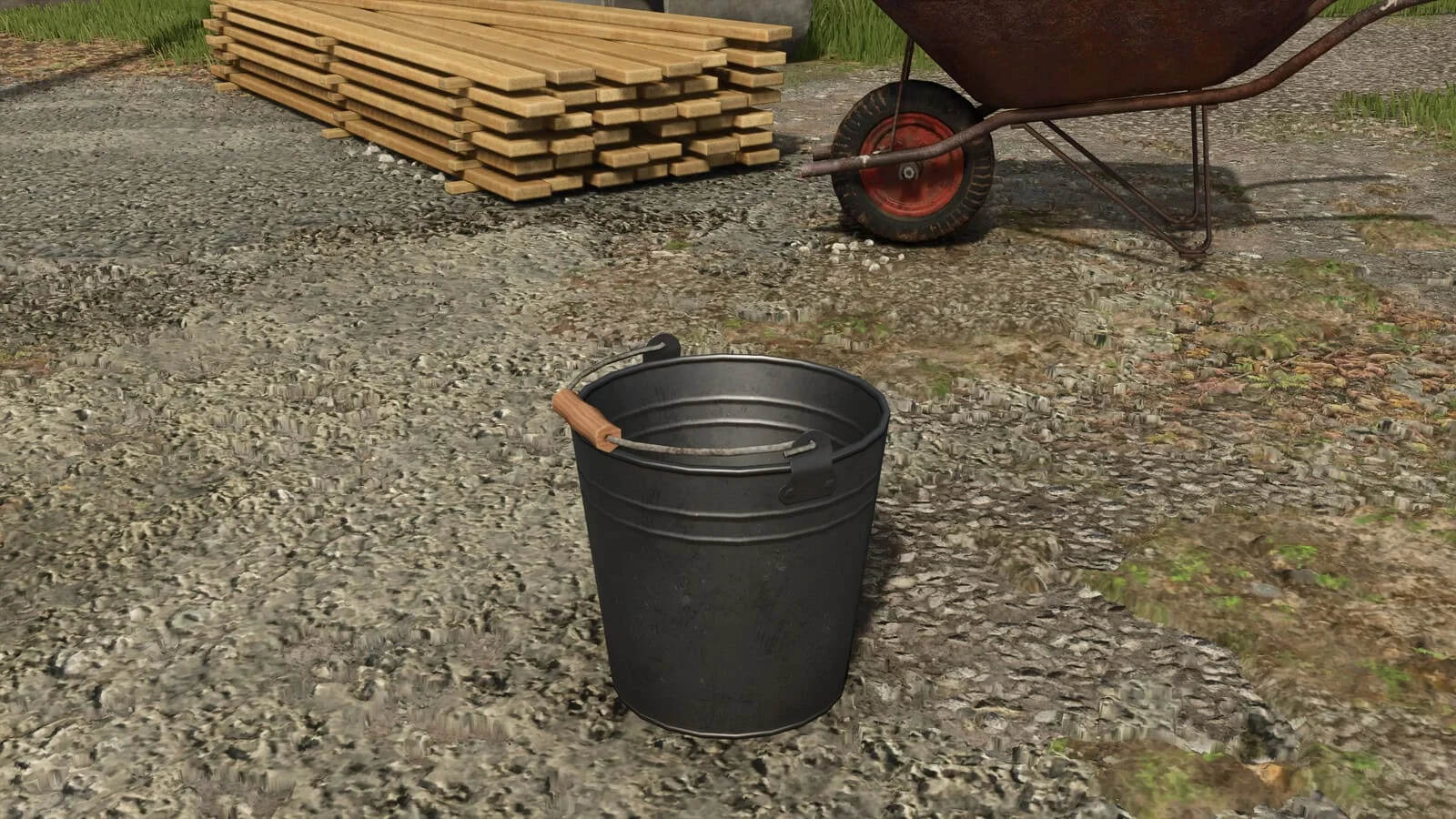 FS25 Bucket v1.0 Objects Mod FS25 Mod Free Download