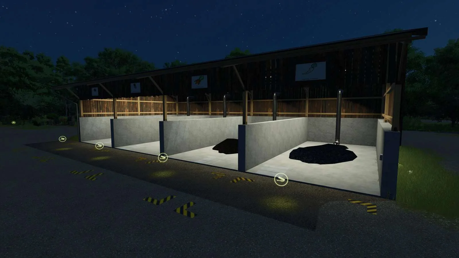 FS25 Bulk Vegetable Storage v1.0 Objects Mod FS25 Mod Free Download