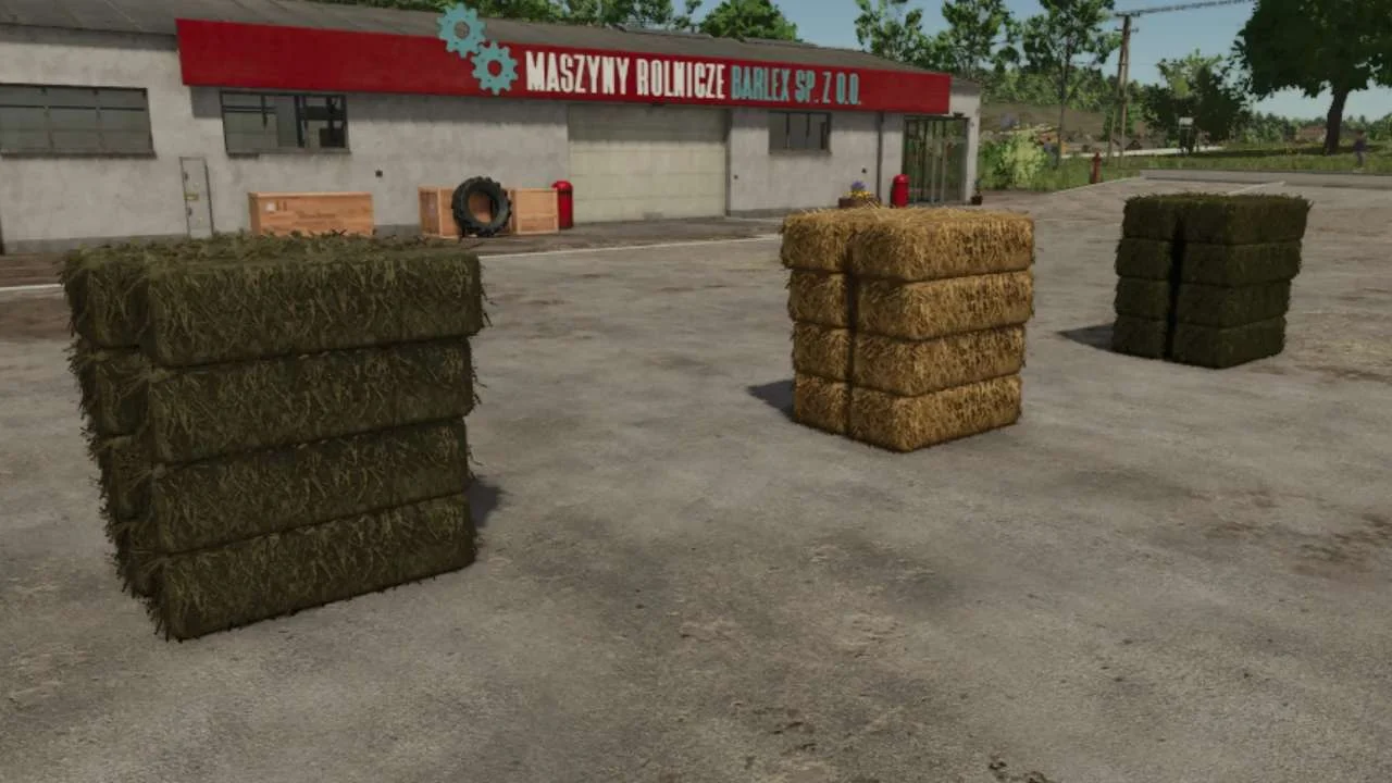 FS25 Buyable Small Bales v1.0 Objects Mod FS25 Mod Free Download