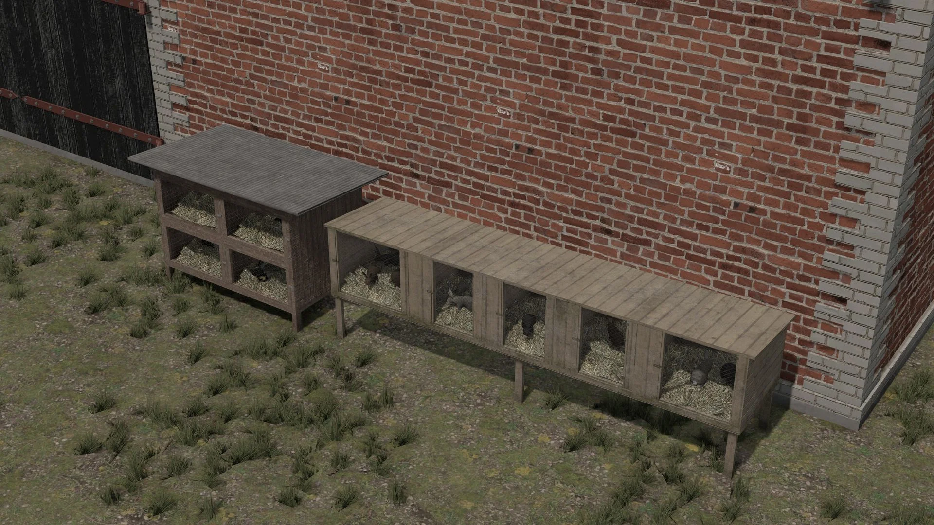 FS25 Cages with Rabbits V1.0 Objects Mod FS25 Mod Free Download