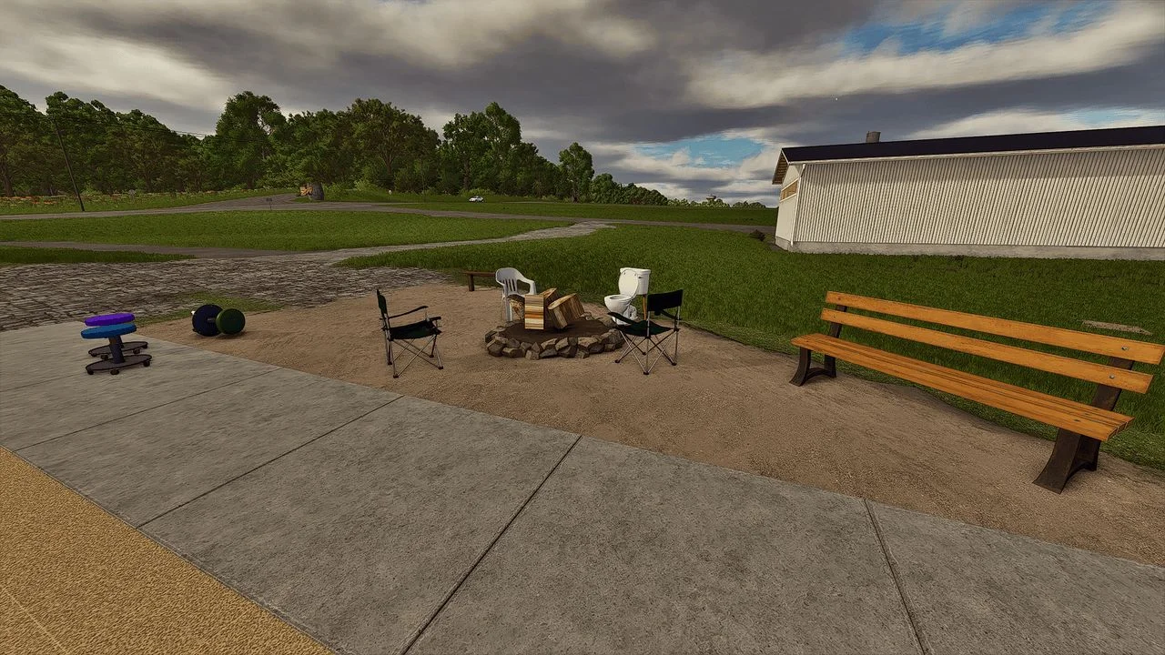 FS25 Chairs V1.0 Objects Mod FS25 Mod Free Download
