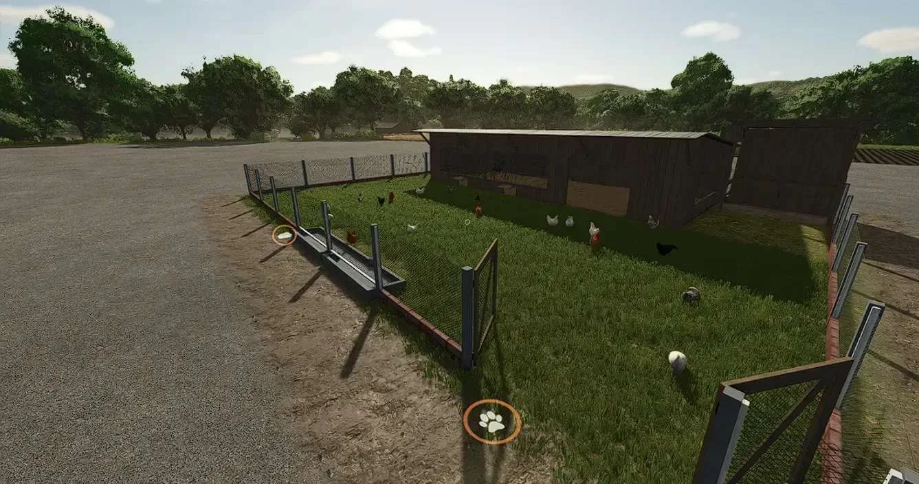 FS25 Chicken Barn Large v1.0 Objects Mod FS25 Mod Free Download