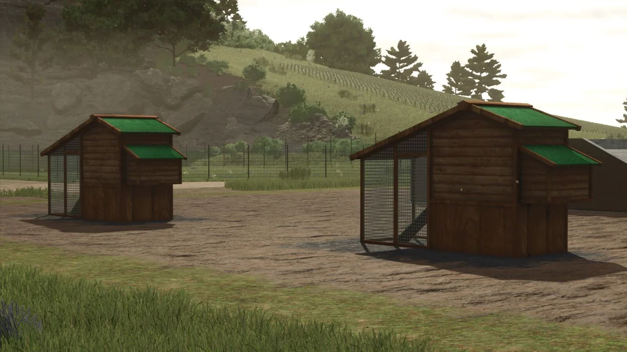 FS25 Chicken House V1.1 Objects Mod FS25 Mod Free Download