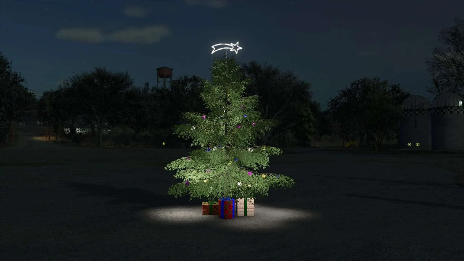 FS25 Christmas Decoration Pack v1.0 Objects Mod FS25 Mod Free Download