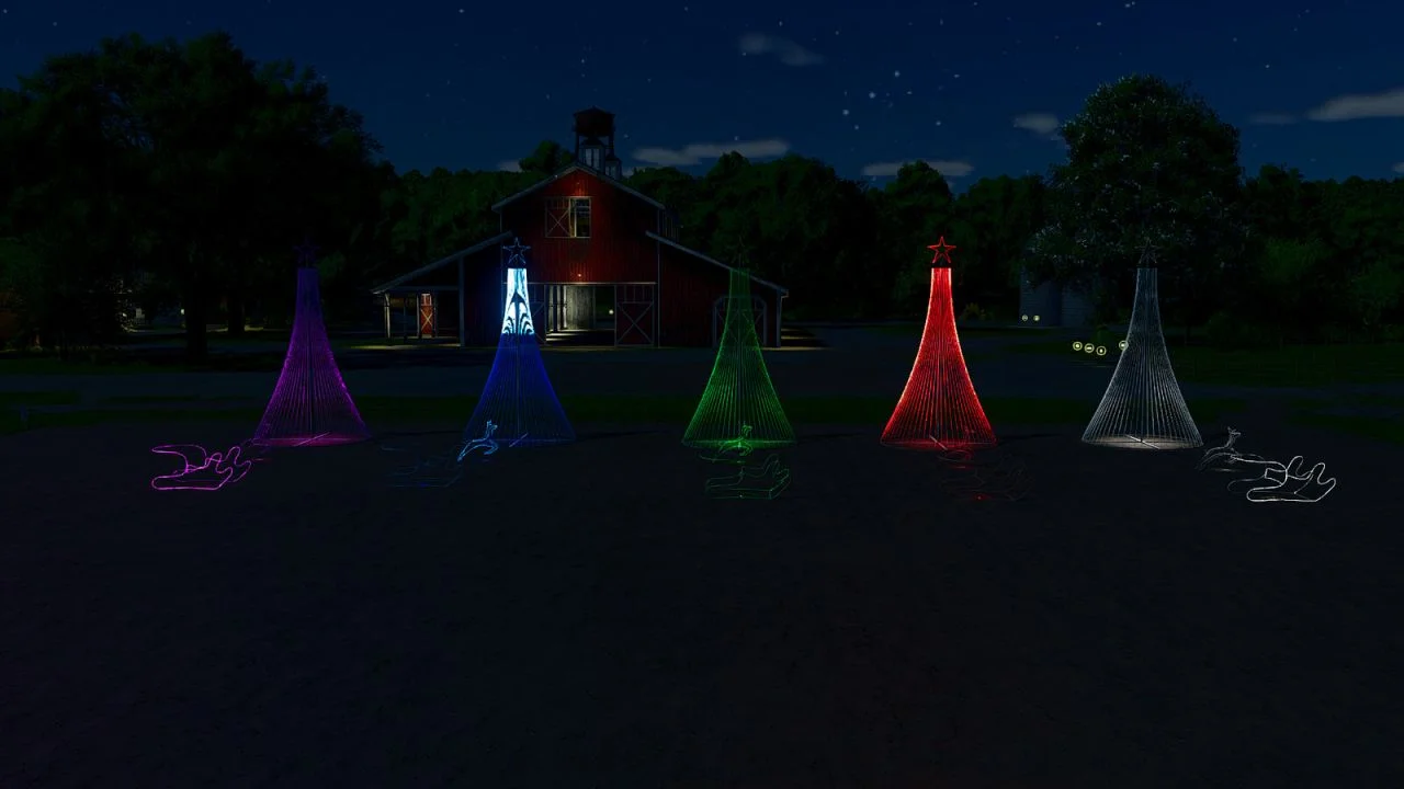 FS25 Christmas Decorative Package V1.1 Objects Mod FS25 Mod Free Download
