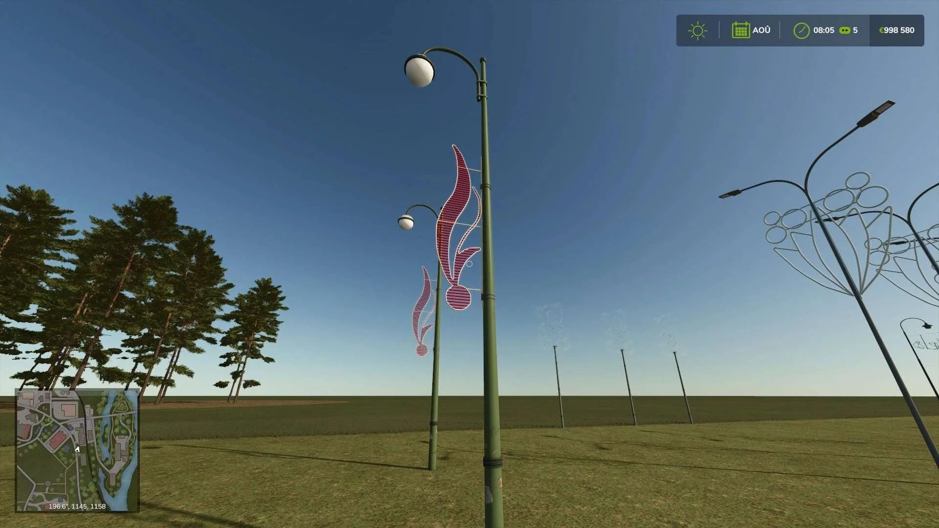 FS25 Christmas lights v1.0 Objects Mod FS25 Mod Free Download