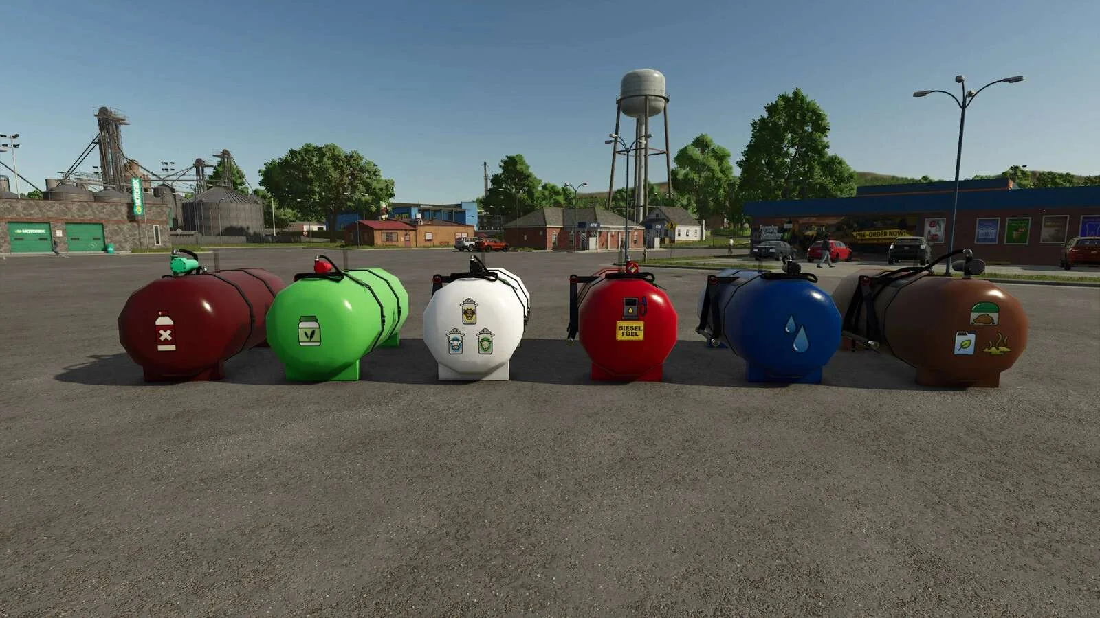 FS25 Combination Liquid Tank 3000L v1.0 Objects Mod FS25 Mod Free Download