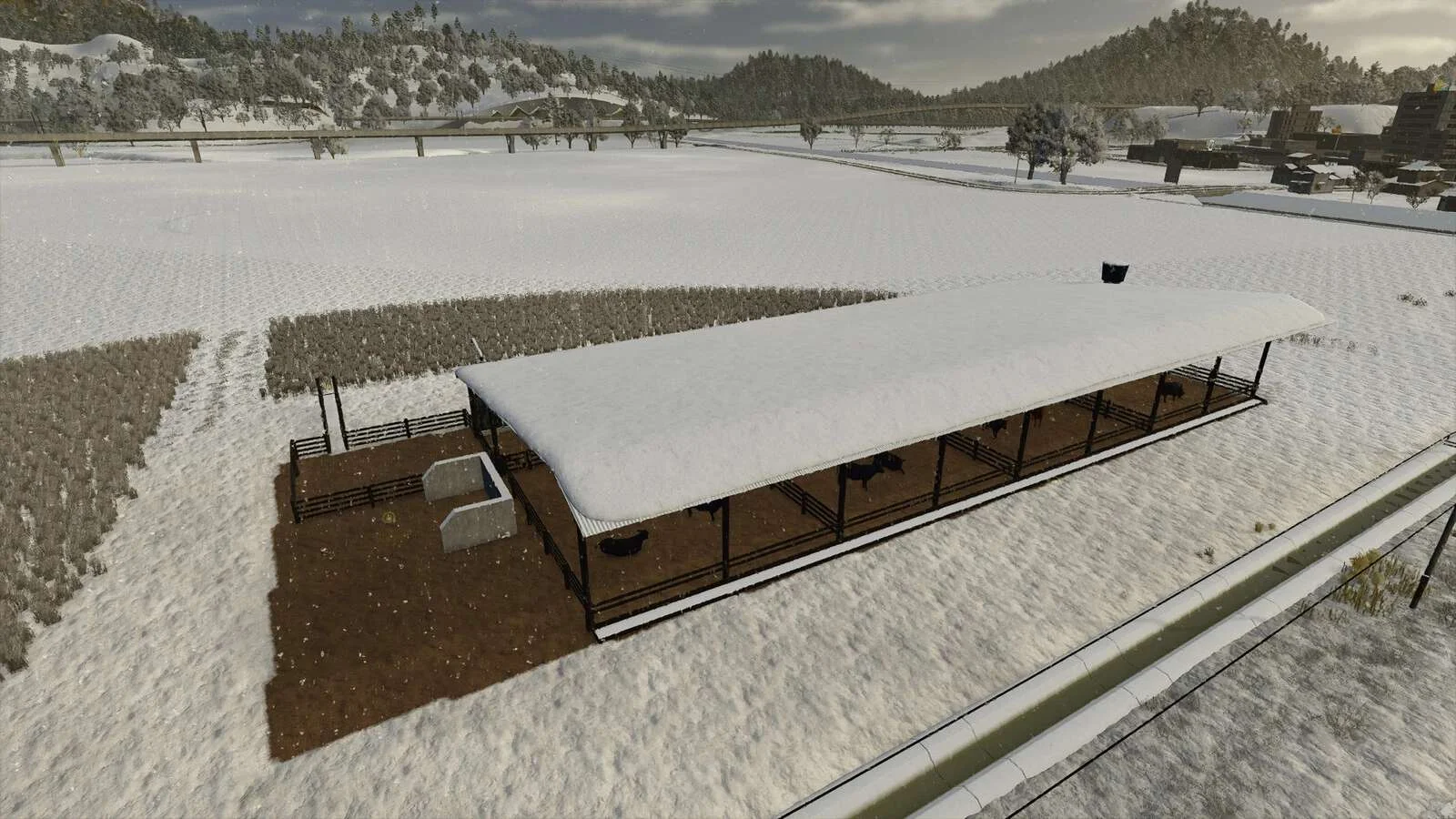 FS25 Confining Cows v1.0 Objects Mod FS25 Mod Free Download