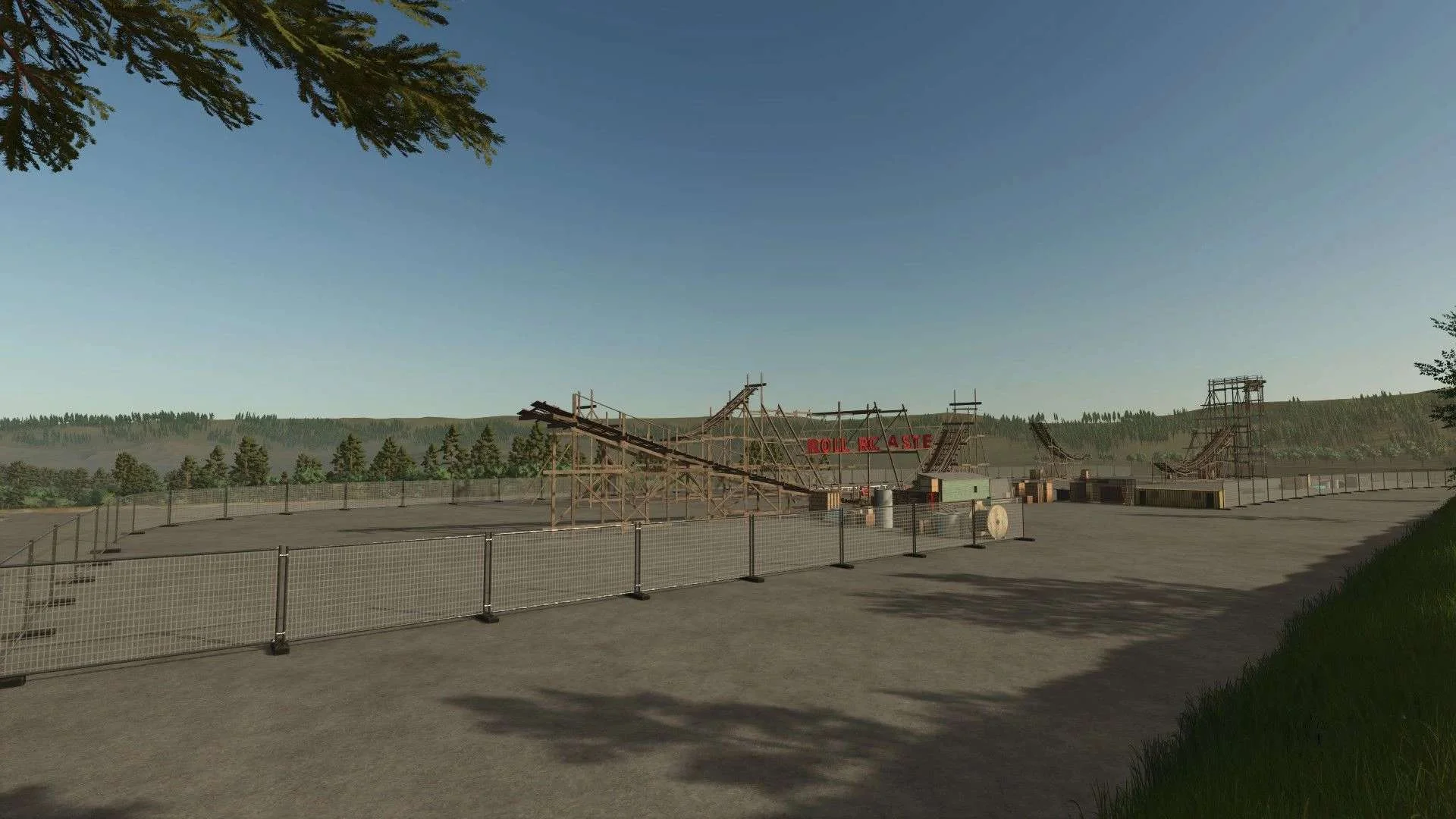 FS25 Constructable Roller Coaster v1.0 Objects Mod FS25 Mod Free Download