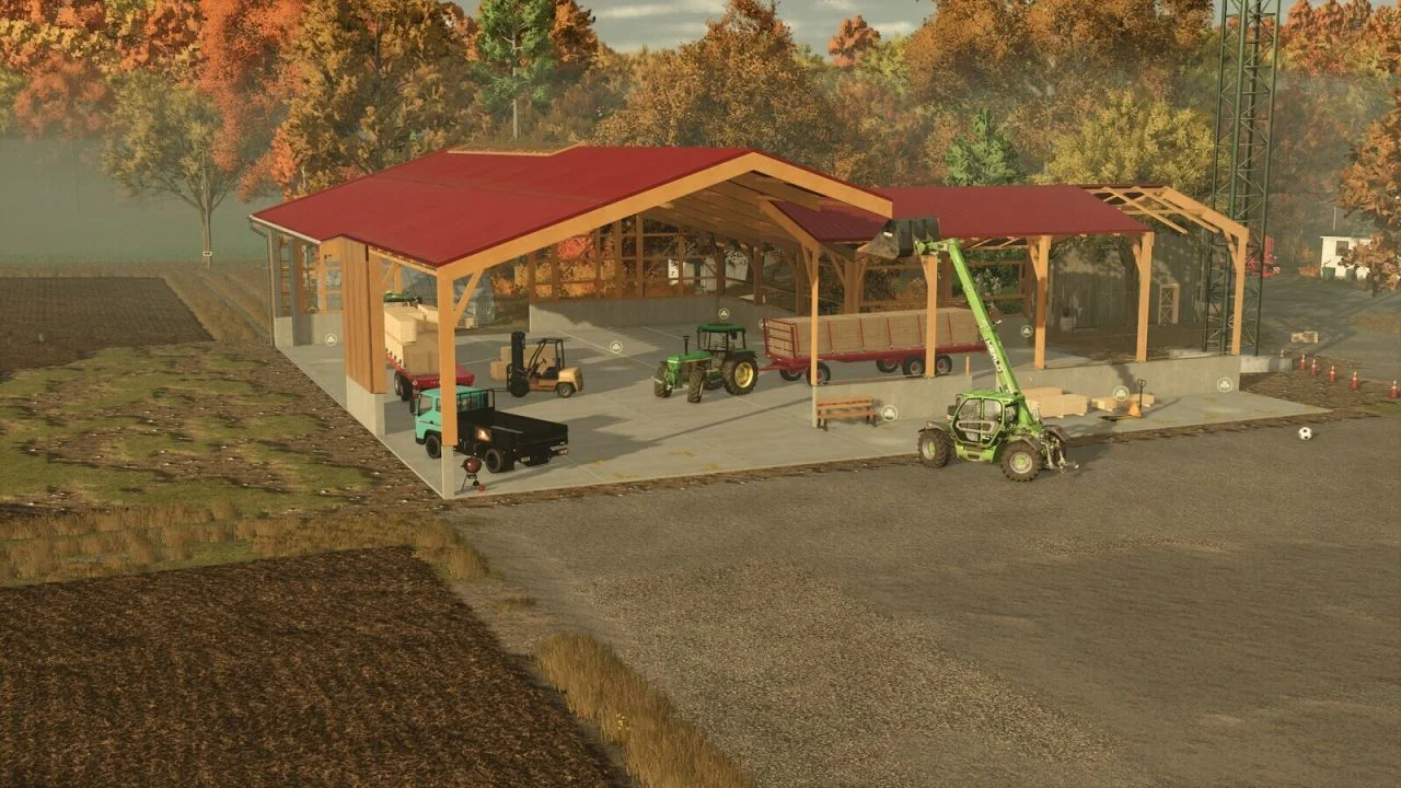 FS25 Construction Site Decorations v1.0 Objects Mod FS25 Mod Free Download