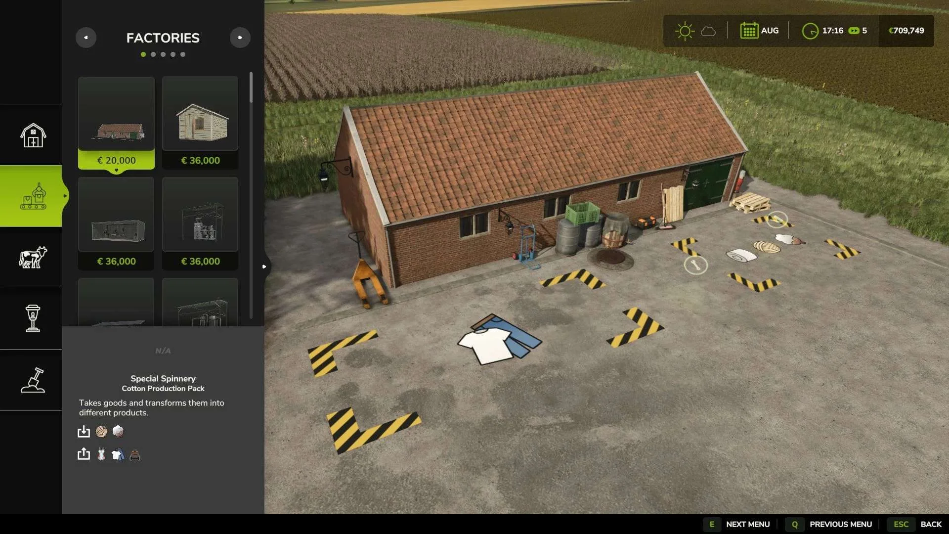 FS25 Cotton Production Lite v1.2 Objects Mod FS25 Mod Free Download