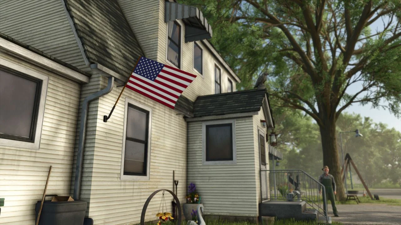 FS25 Country Flags For Wall V1.0 Objects Mod FS25 Mod Free Download