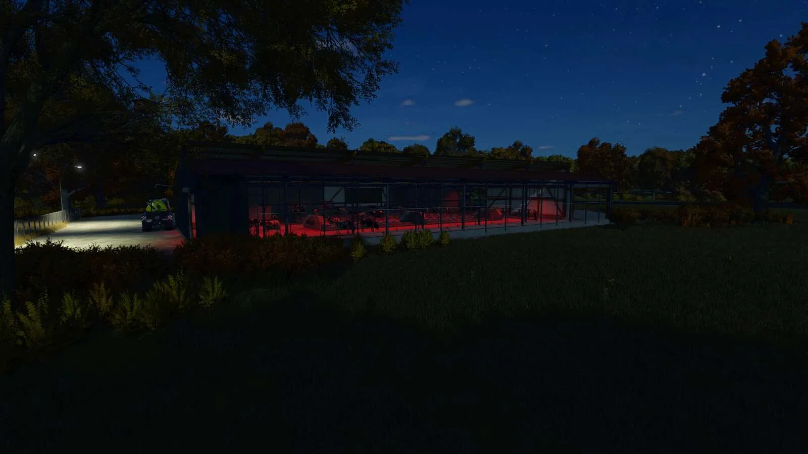 FS25 Cow Barn Big With LIZARD Mixfeeder v1.0.0.1 Objects Mod FS25 Mod Free Download