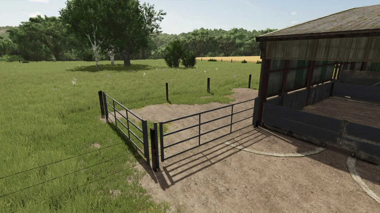 FS25 Cow Fences V1.0.0.1 Objects Mod FS25 Mod Free Download