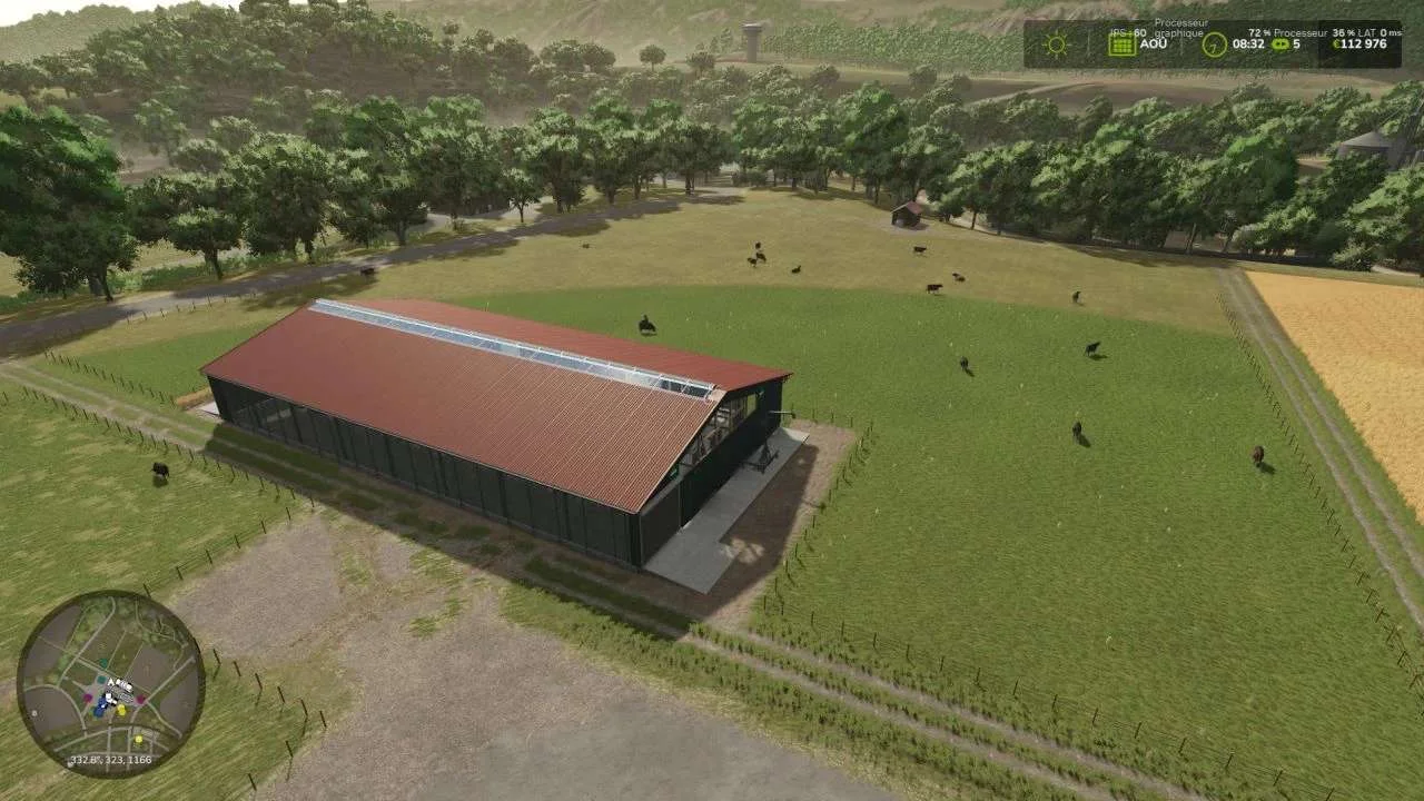 FS25 Cow stall v1.0 Objects Mod FS25 Mod Free Download