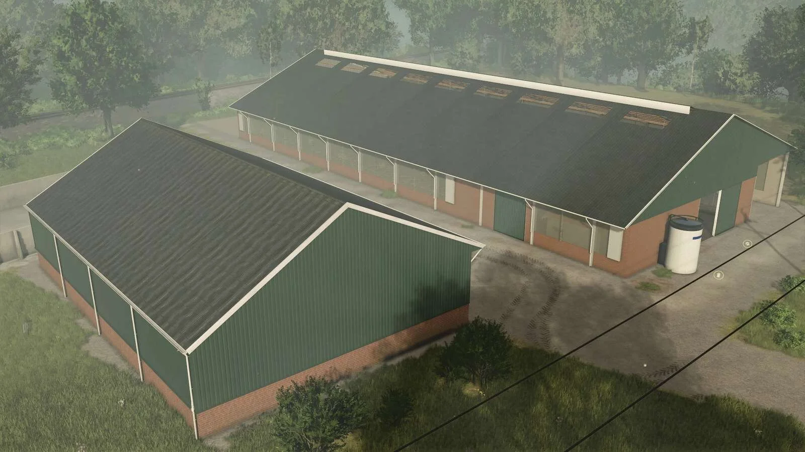 FS25 Cowshed 3+0 v1.1 Objects Mod FS25 Mod Free Download