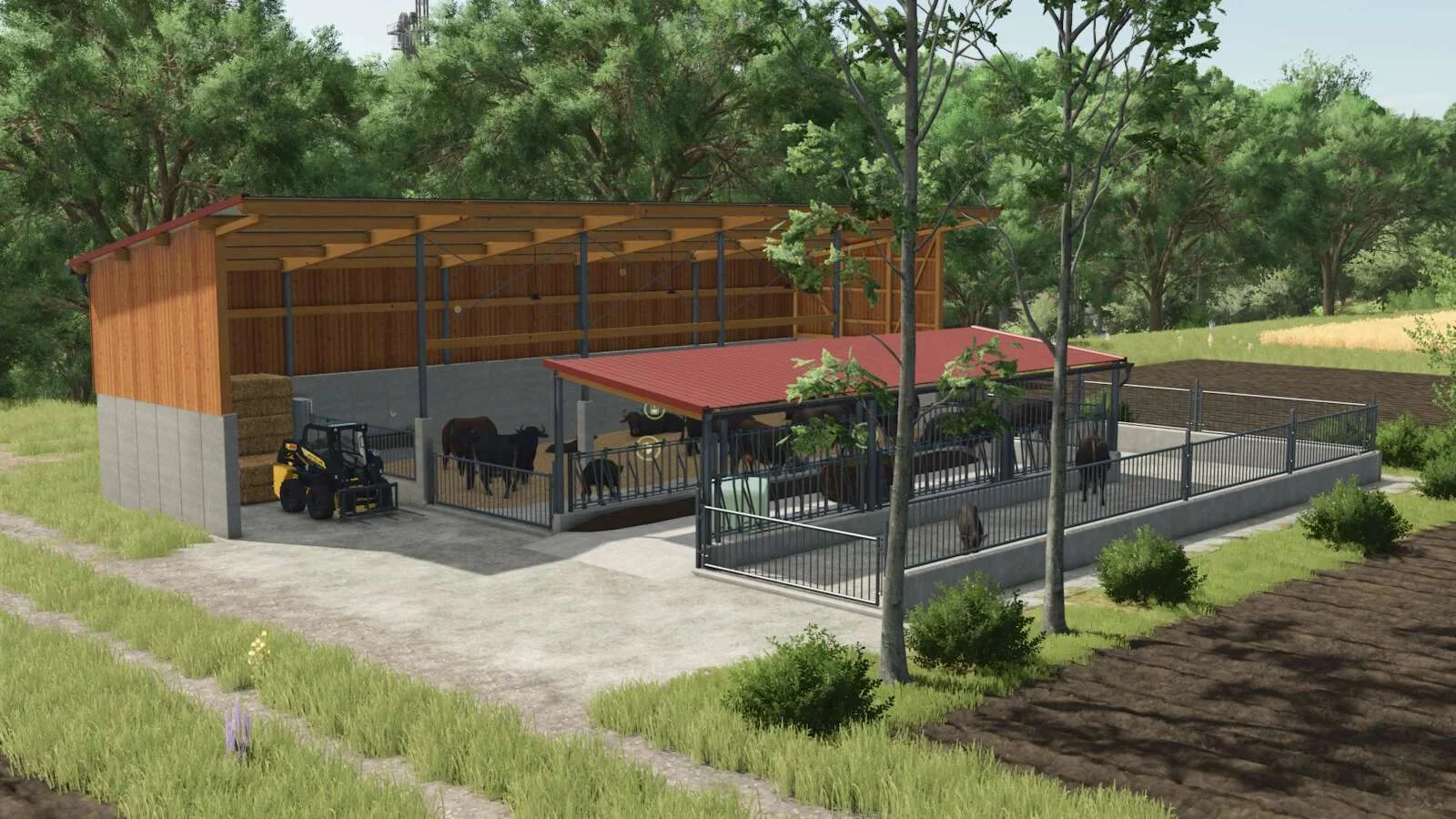 FS25 Cowshed Pack v1.0 Objects Mod FS25 Mod Free Download