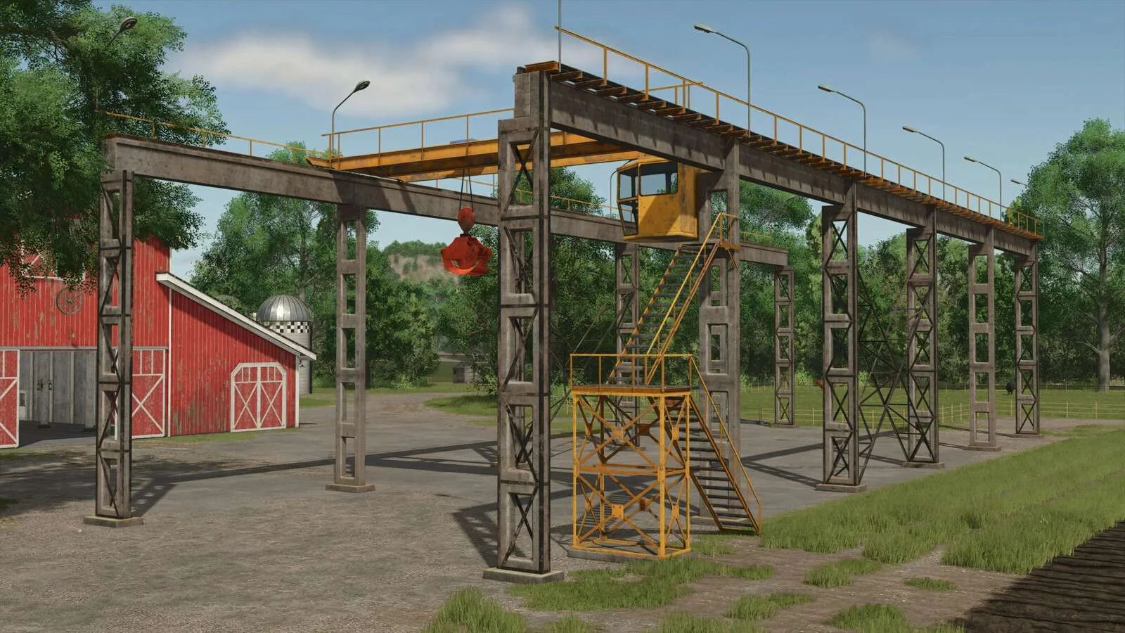 FS25 Crane Building v1.0 Objects Mod FS25 Mod Free Download