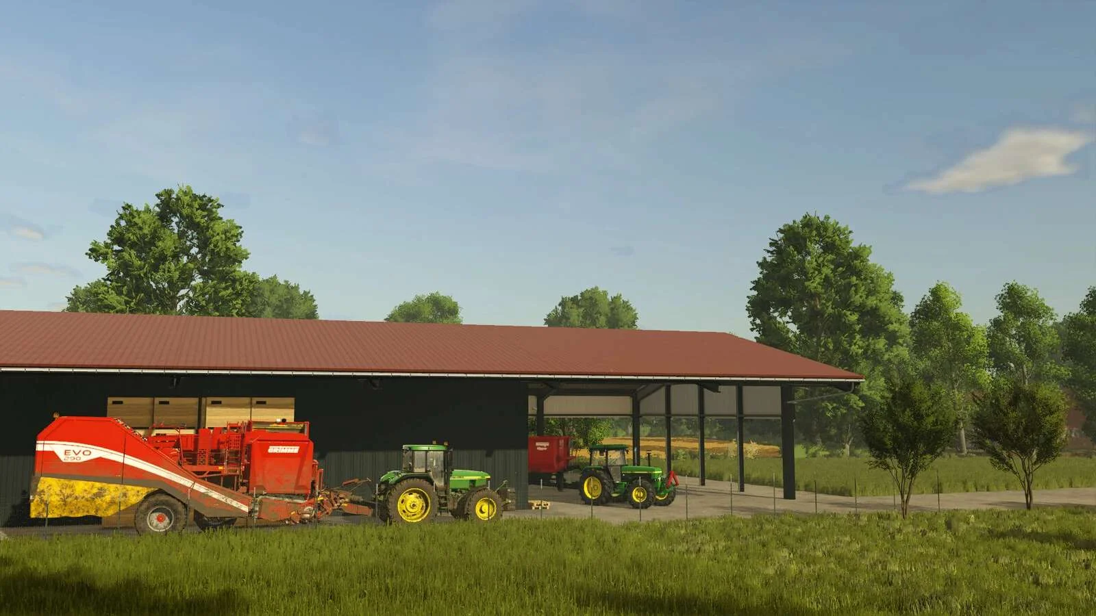FS25 Crate Storage Shed v1.0 Objects Mod FS25 Mod Free Download