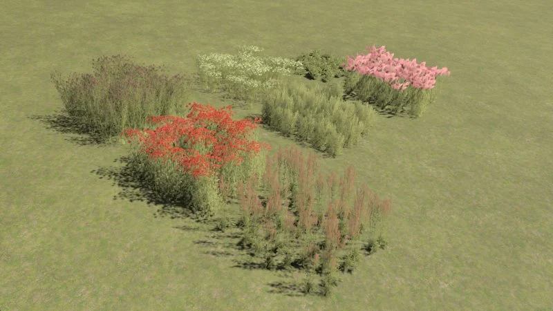 FS25 Deco Foliage US v1.0 Objects Mod FS25 Mod Free Download