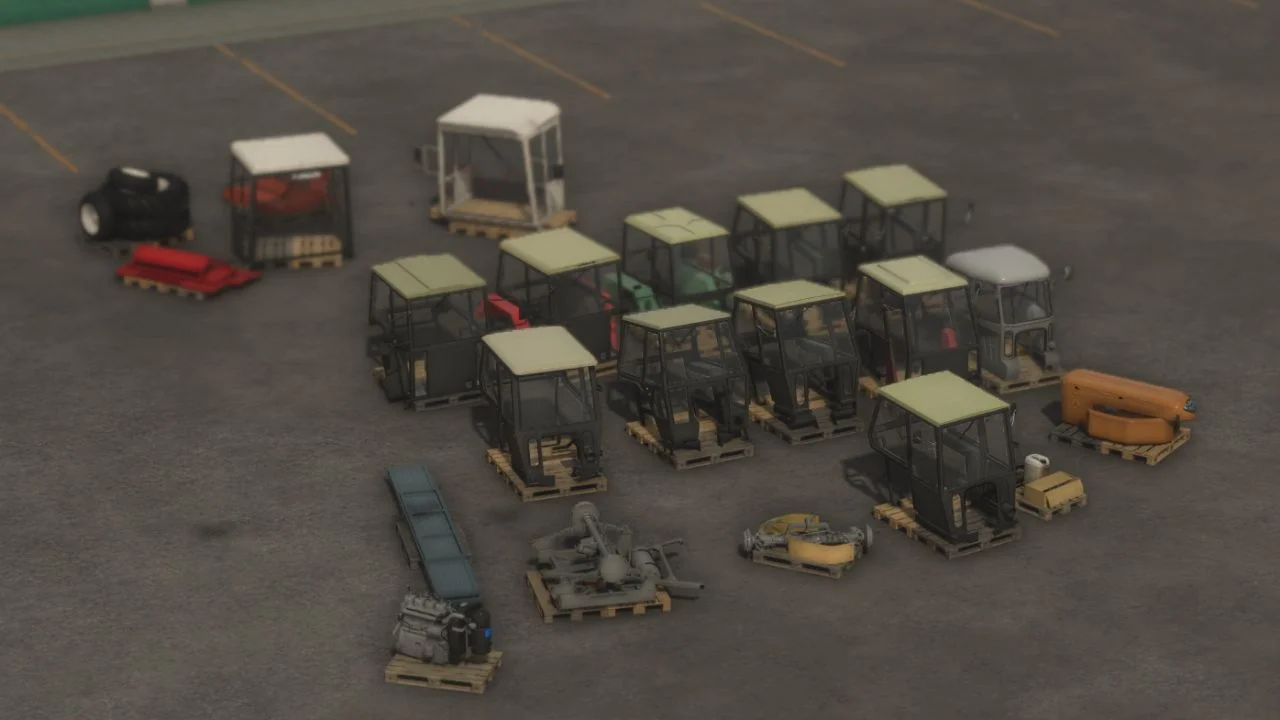 FS25 Decoration on pallets V1.2 Objects Mod FS25 Mod Free Download