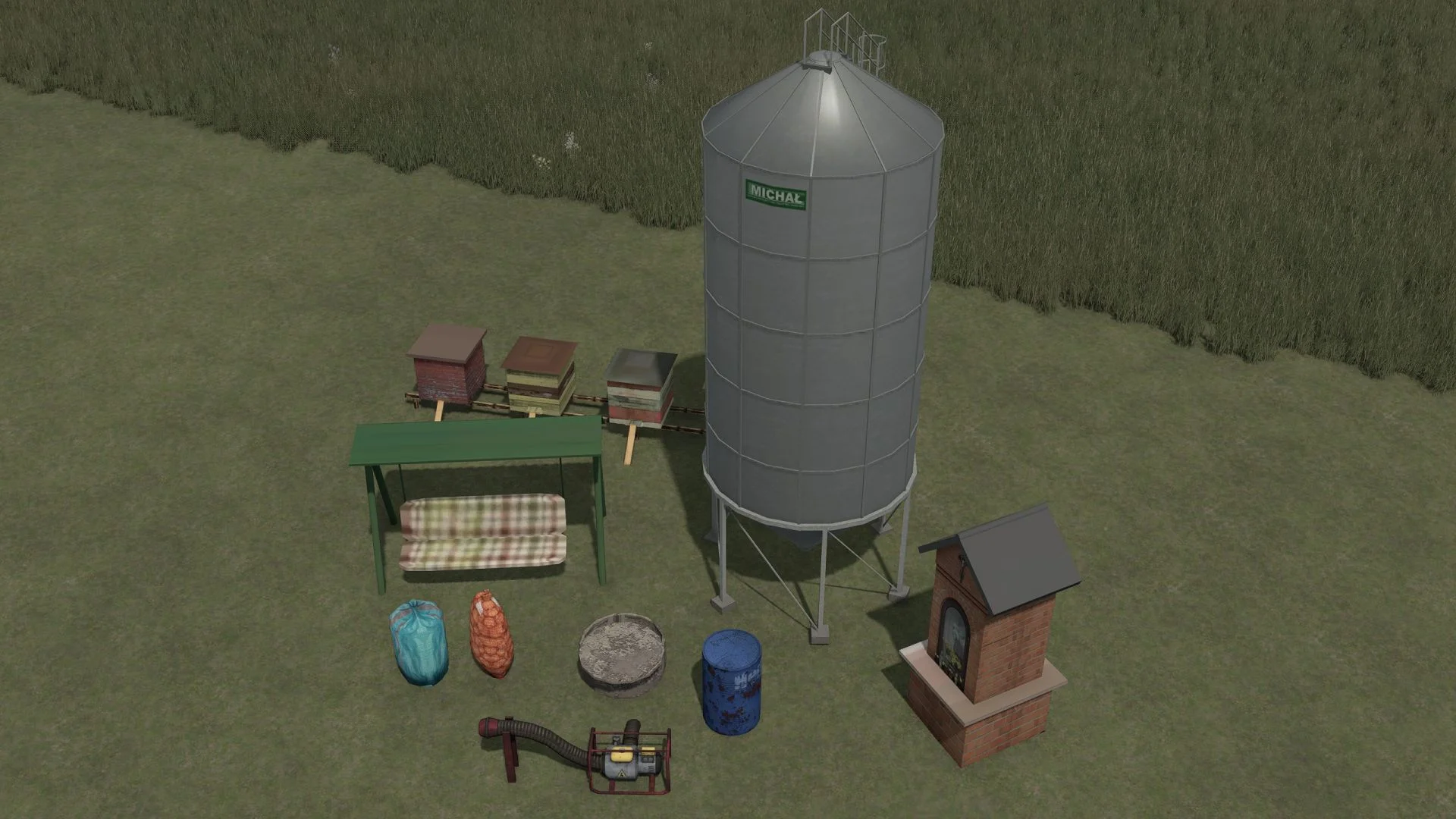 FS25 Decoration Pack 03 JDP V1.0 Objects Mod FS25 Mod Free Download