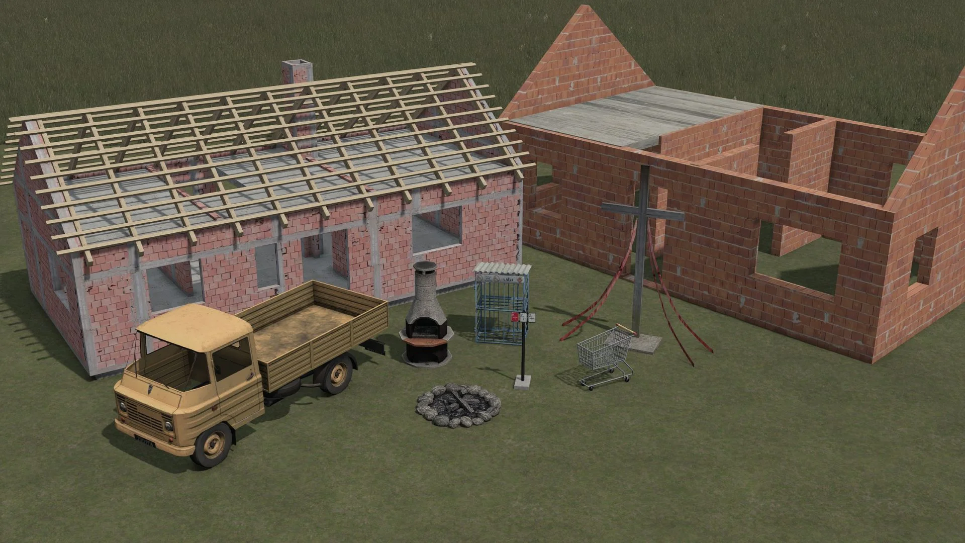 FS25 Decoration Pack 06 JDP V1.0 Objects Mod FS25 Mod Free Download