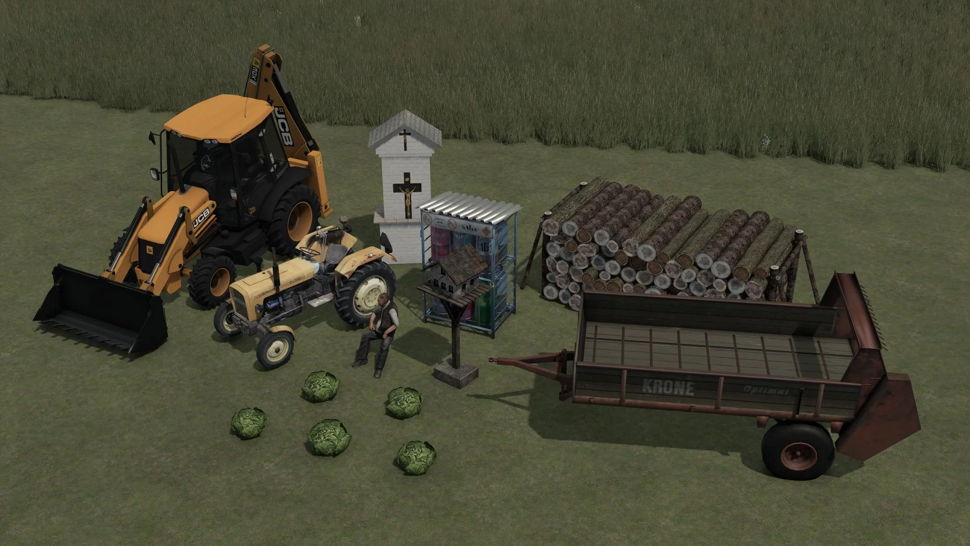 FS25 Decoration Pack 08 JDP V1.0 Objects Mod FS25 Mod Free Download