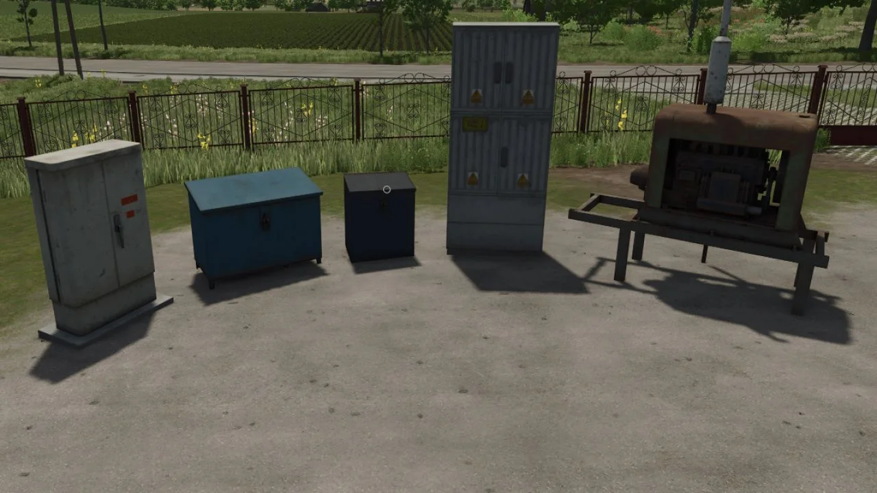 FS25 Decorations Pack 5 V1.0 Objects Mod FS25 Mod Free Download