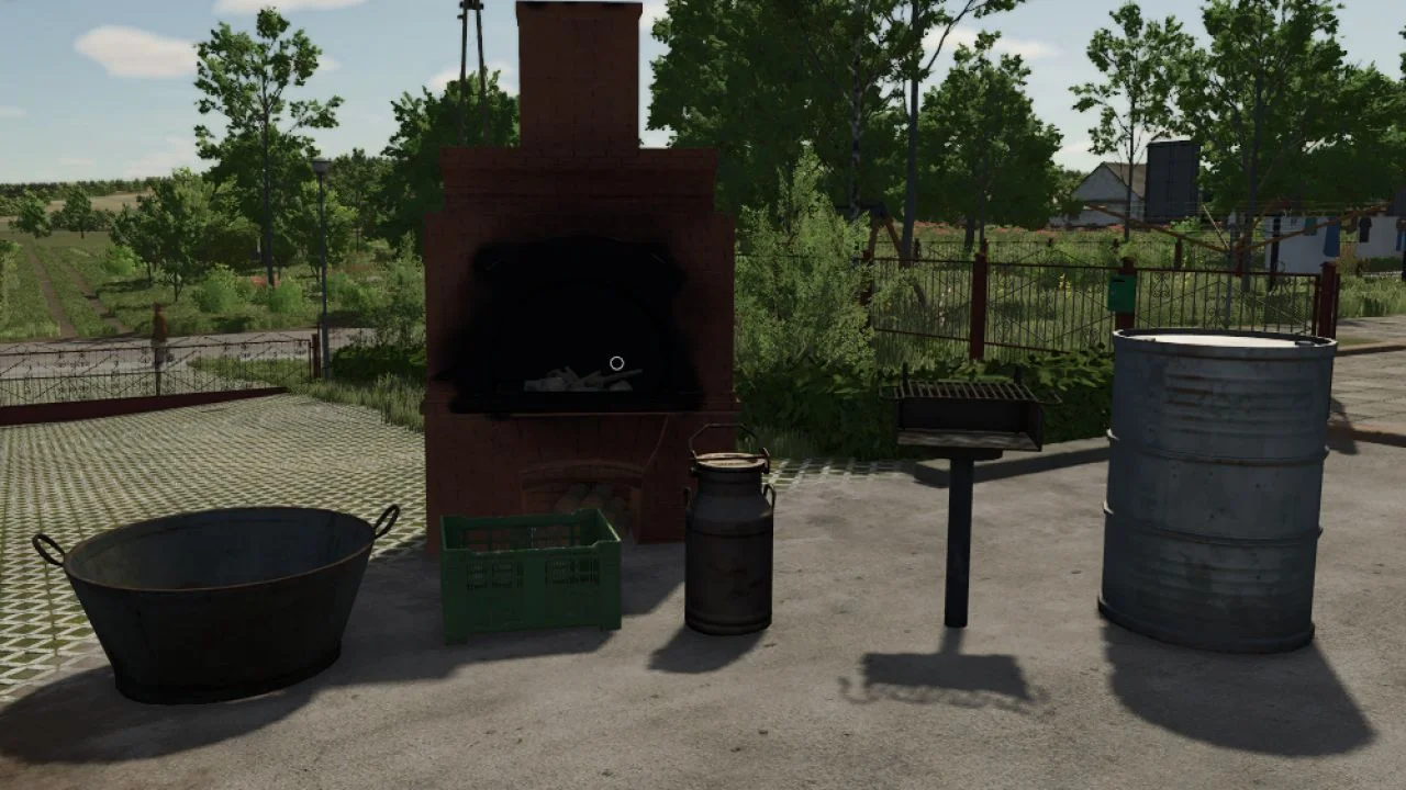 FS25 Decorations Pack 6 V1.0 Objects Mod FS25 Mod Free Download