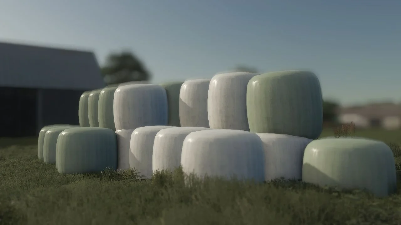 FS25 Decorative Bales V1.0 Objects Mod FS25 Mod Free Download