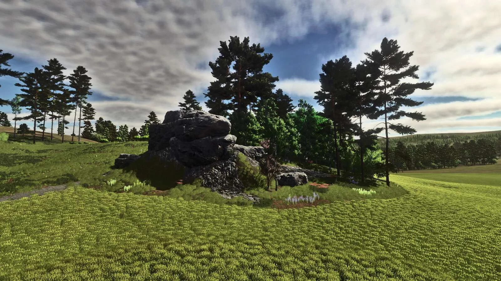 FS25 Decorative Rocks v1.0 Objects Mod FS25 Mod Free Download