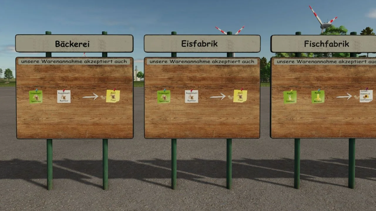 FS25 Decorative signs NF Marsch V1.0.4 Objects Mod FS25 Mod Free Download
