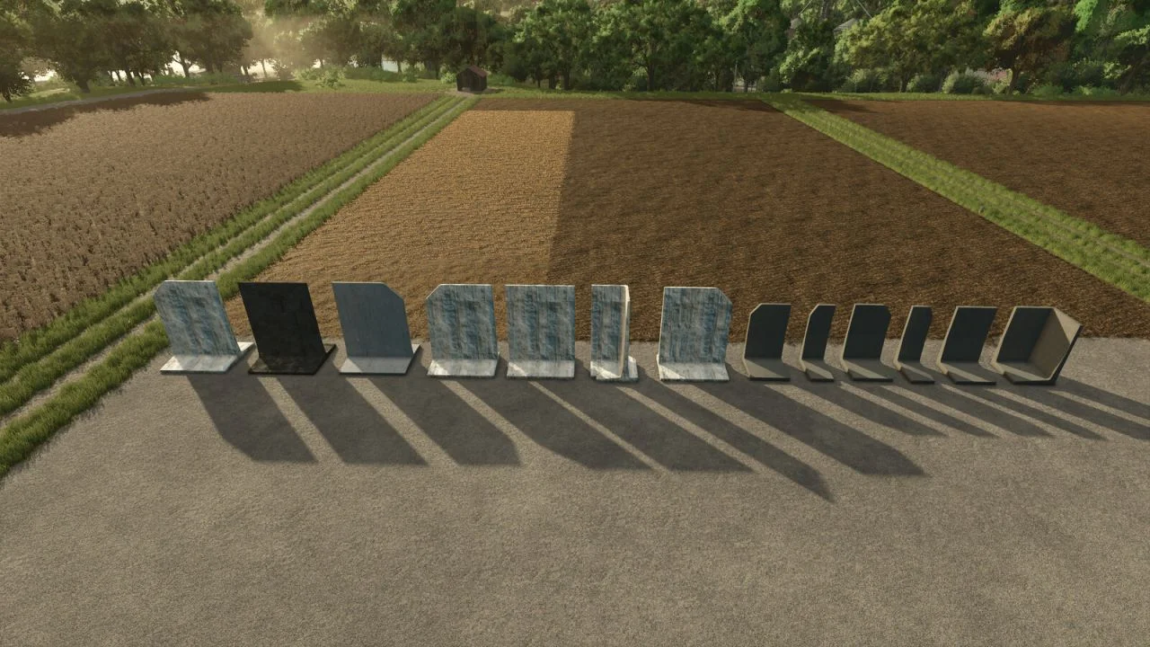 FS25 Deko Stones T And L Big Pack 1 V1.0 Objects Mod FS25 Mod Free Download